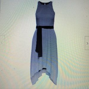 BR gingham handkerchief dress